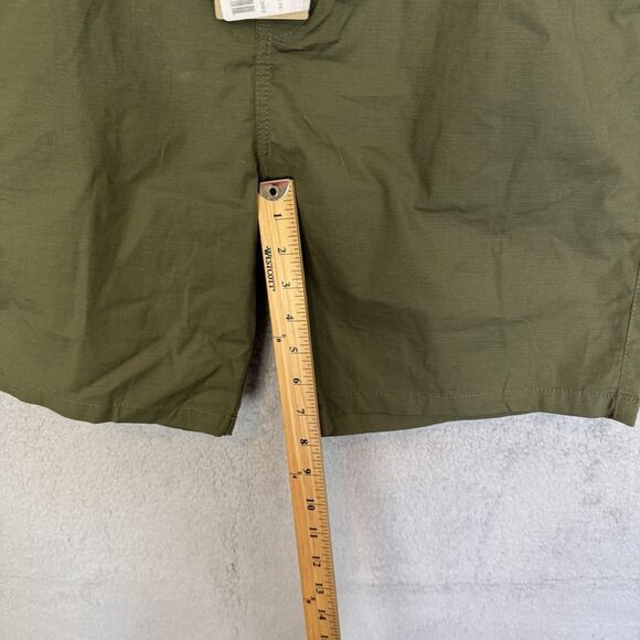 S Prana Shorts Men XL Green Double Peak E-Waist Organic Drawstring NEW - Picture 4 of 7